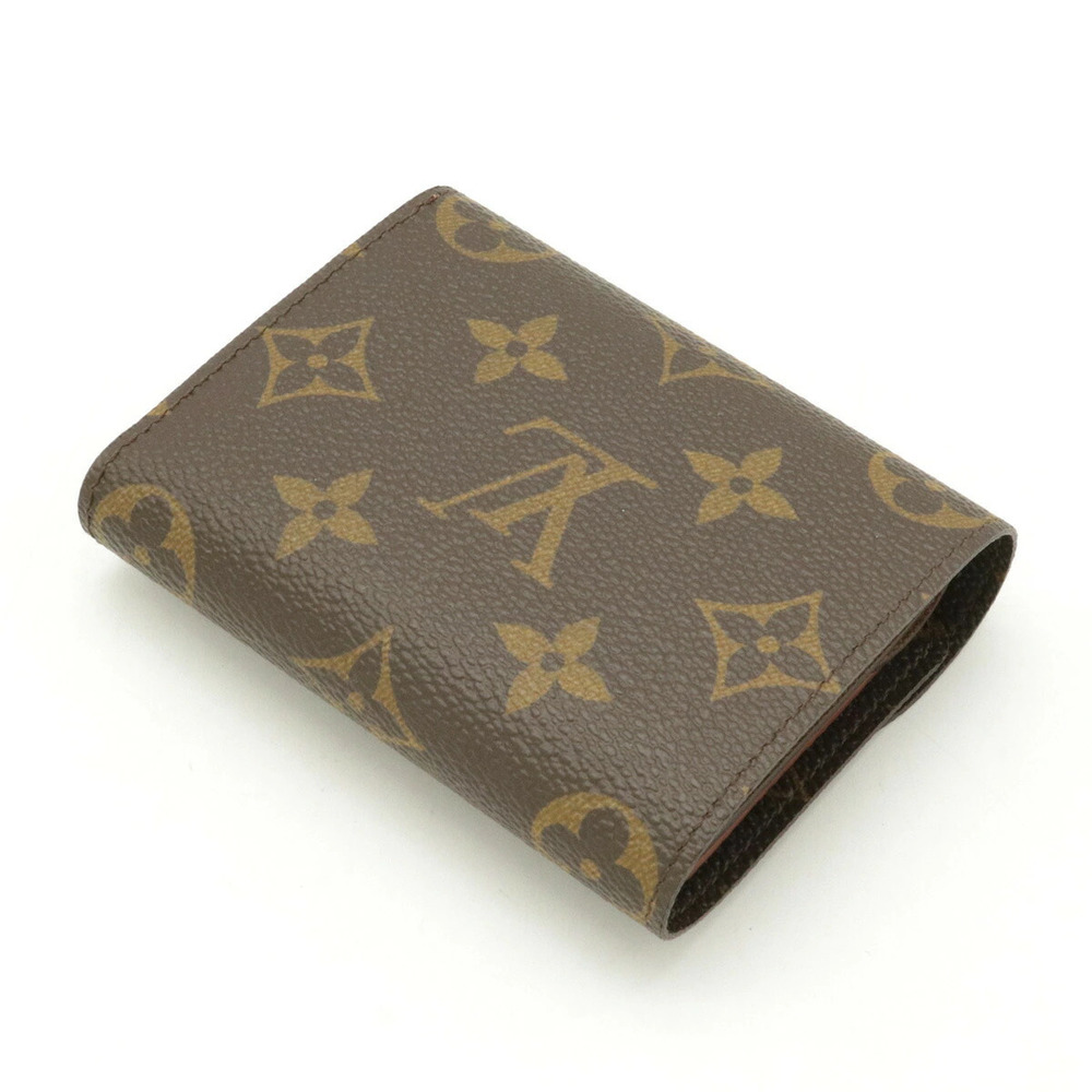 Louis Vuitton Tri Wallet Portefeuille Helene fold Monogram Brown